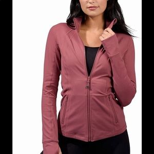 90 degree pink zip up